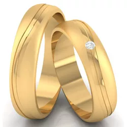  3987 - Alianças de Casamento Curitiba 6,5mm - Joias MB Loja Oficial