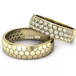 5775 - Alianças de Casamento Düsseldorf 7,5mm - Joias MB Loja Oficial