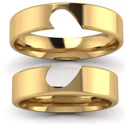 1019 - Alianças de Casamento Faro 6mm - Joias MB Loja Oficial