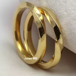 4679 - Alianças de Casamento Florença 3mm - Joias MB Loja Oficial