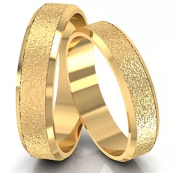 3972 - Alianças de Casamento Fortaleza 7mm - Joias MB Loja Oficial