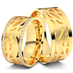5440 - Alianças de Casamento Geórgia 10,5mm - Joias MB Loja Oficial