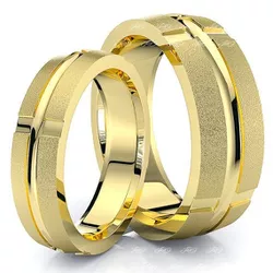 4569 - Alianças de Casamento Ipatinga 7mm - Joias MB Loja Oficial