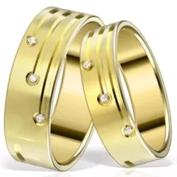4723 - Alianças de Casamento Itapaci 7mm - Joias MB Loja Oficial