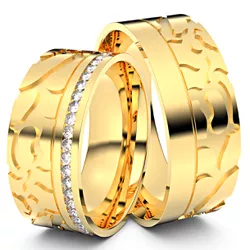 2097 - Alianças de Casamento Jacksonville 8mm - Joias MB Loja Oficial