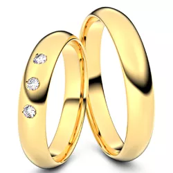5801 - Alianças de Casamento Jaraguá do Sul 3,5mm - Joias MB Loja Oficial