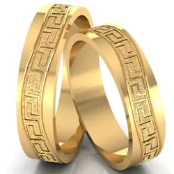 5335 - Alianças de Casamento Jundiaí 6mm - Joias MB Loja Oficial