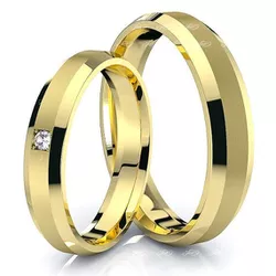 5853 - Alianças de Casamento Kobe 4mm - Joias MB Loja Oficial