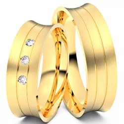 4216 - Alianças de Casamento Laguna 5mm - Joias MB Loja Oficial