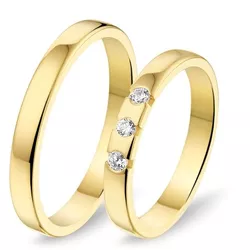4615 - Alianças de Casamento Leopoldo Bulhões 3mm - Joias MB Loja Oficial