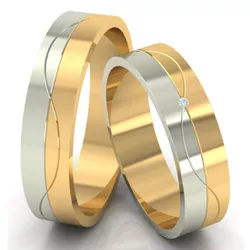5936 - Alianças de Casamento Londrina 7mm - Joias MB Loja Oficial