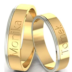 4071 - Alianças de Casamento Luziânia 7mm - Joias MB Loja Oficial