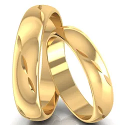 5830 - Alianças de Casamento Mauá 6mm - Joias MB Loja Oficial