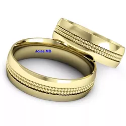 4935 - Alianças de Casamento México 6mm - Joias MB Loja Oficial