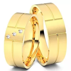 5432 - Alianças de Casamento Minaçu 6mm - Joias MB Loja Oficial