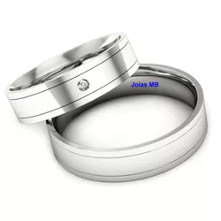 5895 - Alianças de Casamento Mococa 5mm - Joias MB Loja Oficial