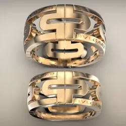 5995 - Alianças de Casamento Mozarlândia 9mm - Joias MB Loja Oficial