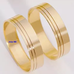 5313 - Alianças de Casamento Naples 5mm - Joias MB Loja Oficial