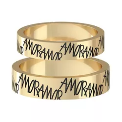 5409 - Alianças de Casamento Nashville 6,5mm - Joias MB Loja Oficial