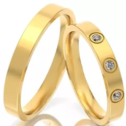 553 - Alianças de Casamento Newton 3,5mm - Joias MB Loja Oficial