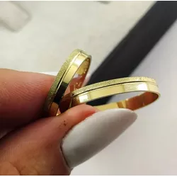 4230 - Alianças de Casamento Rio Negrinho 4mm - Joias MB Loja Oficial