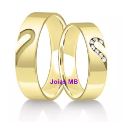  4403 - Alianças de Casamento Rio Grande 5mm - Joias MB Loja Oficial