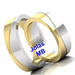 5499 - Alianças de Casamento Palmeira 7,5mm - Joias MB Loja Oficial