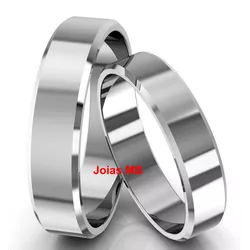  3855 - Alianças de Casamento Paranaguá 6mm - Joias MB Loja Oficial