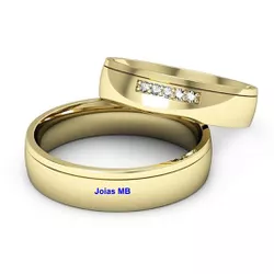 55040 - Alianças de Casamento Paraty 5mm - Joias MB Loja Oficial