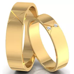 3998 - Alianças de Casamento Pelotas 5mm - Joias MB Loja Oficial