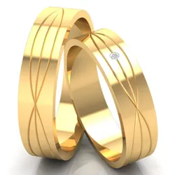 4002 - Alianças de Casamento Piracicaba 7mm - Joias MB Loja Oficial