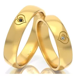 4630 - Alianças de Casamento Pirenópolis 6mm - Joias MB Loja Oficial