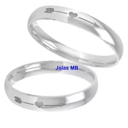 4984 - Alianças de Casamento Pittsburgh 4mm - Joias MB Loja Oficial