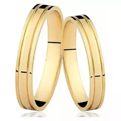 6013 - Alianças de Casamento Porto Feliz 4mm - Joias MB Loja Oficial