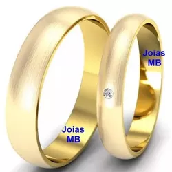 5547 - Alianças de Casamento Portsmouth 4,7mm - Joias MB Loja Oficial