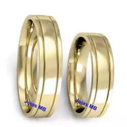 7082 - Alianças de Casamento Reggio Calabria 4,5mm - Joias MB Loja Oficial