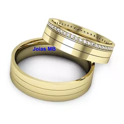 5558 - Alianças de Casamento Registro 6mm - Joias MB Loja Oficial