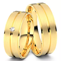 3941 - Alianças de Casamento Rondonópolis 6,4mm - Joias MB Loja Oficial