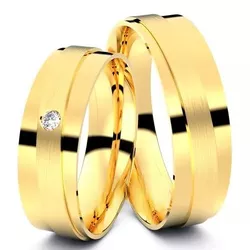  3949 - Alianças de Casamento Santa Maria 6mm - Joias MB Loja Oficial