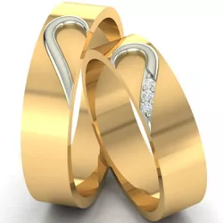 3990 - Alianças de Casamento Santos 6,5mm - Joias MB Loja Oficial