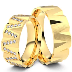 4639 - Alianças de Casamento São Gotardo 8mm - Joias MB Loja Oficial