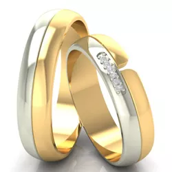 5445 - Alianças de Casamento São José 6,5mm - Joias MB Loja Oficial