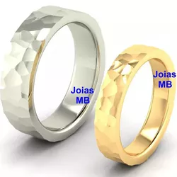4883 - Alianças de Casamento São Sebastião 7mm - Joias MB Loja Oficial