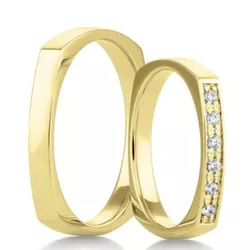 660 - Alianças de Casamento Seattle 3,5mm - Joias MB Loja Oficial
