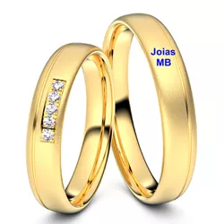 55270 - Alianças de Casamento St Petersburg 4,3mm - Joias MB Loja Oficial