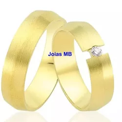 7027 - Alianças de Casamento Suécia 7mm - Joias MB Loja Oficial