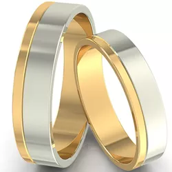 3980 - Alianças de Casamento Teresina 6mm - Joias MB Loja Oficial