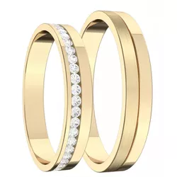 5846 - Alianças de Casamento Tucson 4,5mm - Joias MB Loja Oficial