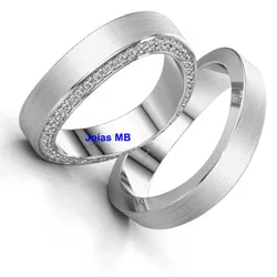 6012 - Alianças de Casamento União da Vitória 5mm - Joias MB Loja Oficial