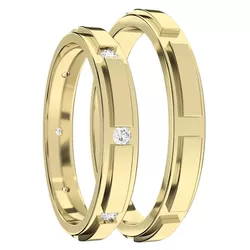5036 - Alianças de Casamento Washington 4,5mm - Joias MB Loja Oficial